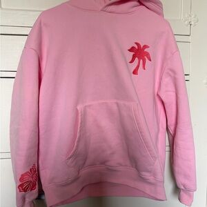 Pink Palm Tree Women's Hoodie